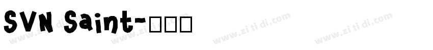 SVN Saint字体转换